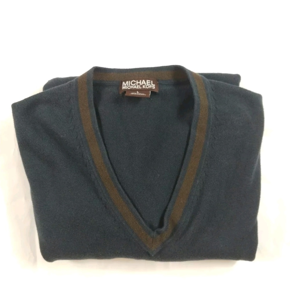 ⬇30 Mk Michael kors v-neck pullover sweather L